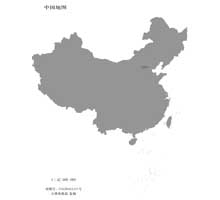 中国地图  1:4200万  32开标准地图