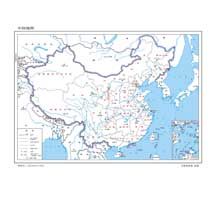 中国地图  1:3200万  32开标准地图