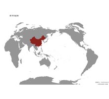 世界地图三  1:1.8亿  32开标准地图