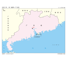 广东省 1∶430万 32开