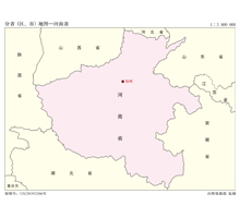 河南省 1∶380萬 32開