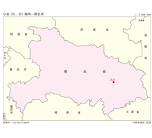 湖北省 1∶380萬 32開