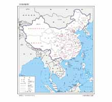 中国地图 1:4200万 32开标准地图