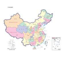 中国地图 1:3200万 32开标准地图