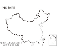 中国  3CM标准地图