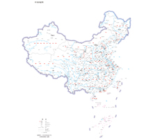 中国地图 1:1400万 4开标准地图