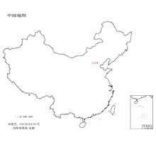 中国地图  1:4800万  64开标准地图
