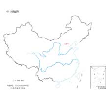 中国地图  1:4800万  64开标准地图