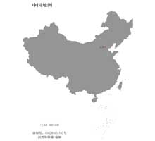 中国地图  1:6000万  64开标准地图