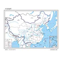 中国地图  1:4800万  64开标准地图