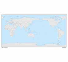 世界地图 小8开标准地图